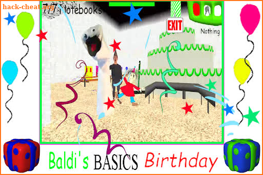 Baldi's Basics Birthday Bash Party screenshot