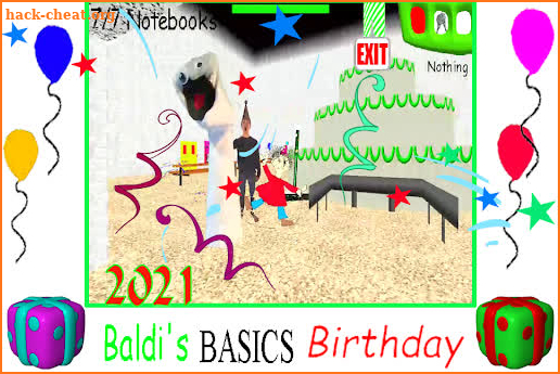 Baldi's Basics Birthday Bash Party screenshot