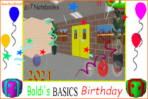 Baldi's Basics Birthday Bash Party screenshot