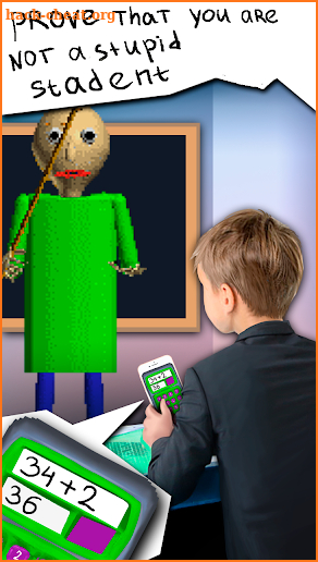 Baldi's Basics Calculator Simulator screenshot