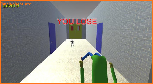 Baldi’s Basics vs Bat scholar screenshot