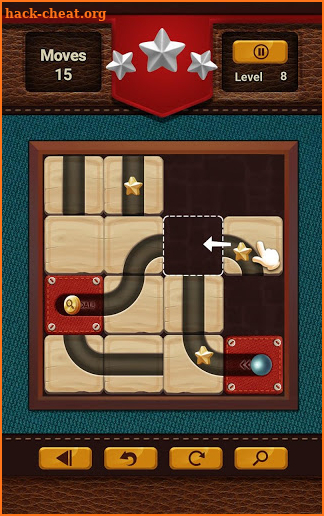 Ball Puzzle: Classic Slide Puzzle Wood Free Games screenshot