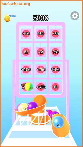 Ball Rush 2048 screenshot