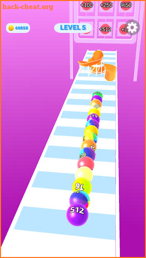 Ball Rush 2048 screenshot