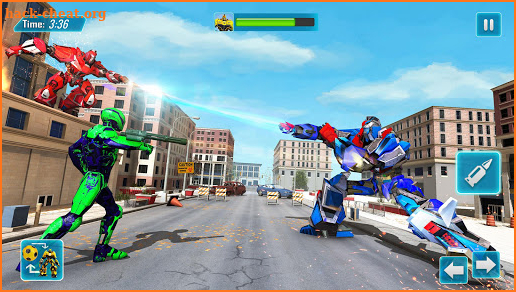 Ball Transform Robot Shooting Real Robot Games screenshot