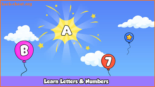 Balloon Pop - Kids Learning Game Ads Free 0-9, ABC screenshot