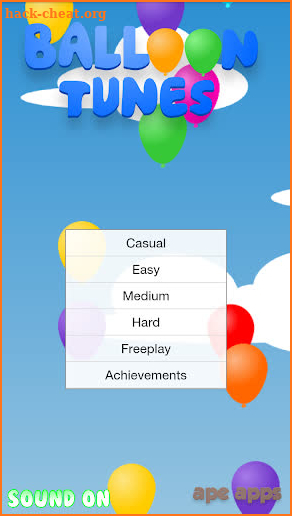 Balloon Tunes screenshot