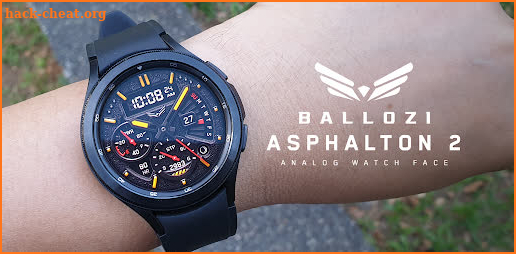 BALLOZI Asphalton 2 Watch Face screenshot