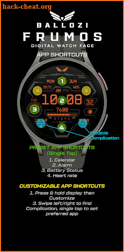 BALLOZI FRUMOS Watch Face screenshot