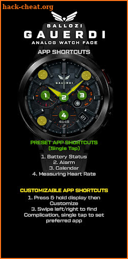 BALLOZI Gauerdi Watch Face screenshot