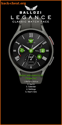 BALLOZI Legance Watch Face screenshot