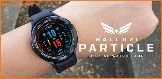 BALLOZI Particle Watch Face screenshot