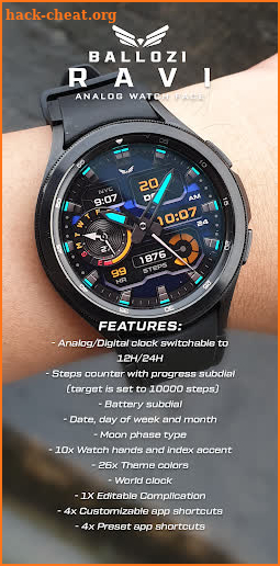 BALLOZI Ravi Watch Face screenshot