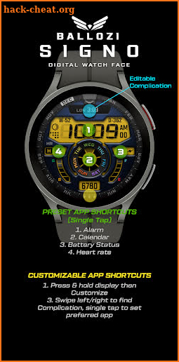 BALLOZI Signo Watch Face screenshot