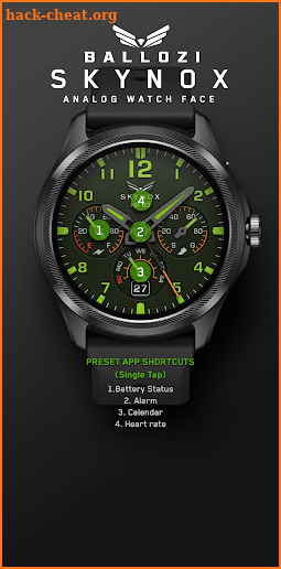 BALLOZI Skynox Watch Face screenshot