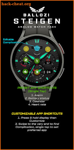 BALLOZI Steigen Watch Face screenshot