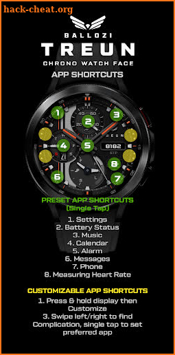 BALLOZI Treun Watch Face screenshot