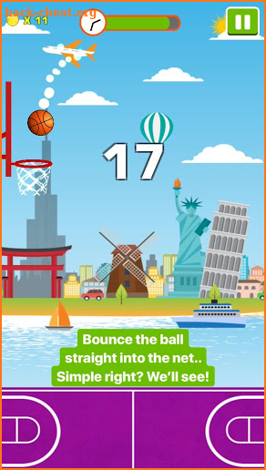 Balls on fire screenshot