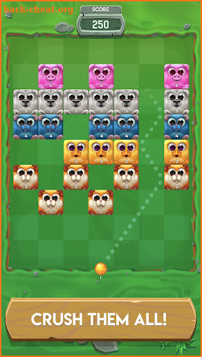 Balls Vs Animals: Brick Crush Free Game. screenshot