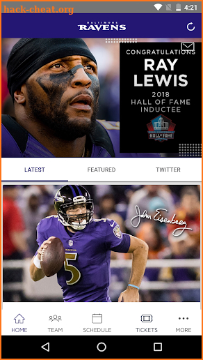 Baltimore Ravens Mobile screenshot