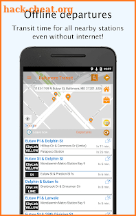 Baltimore Transit: Offline MTA & maps in Maryland screenshot