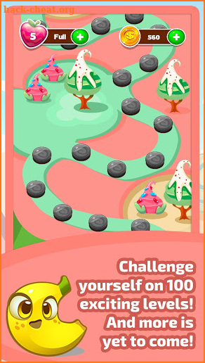 Banana in the Jungle: Match 3 Fruits, Blast Puzzle screenshot