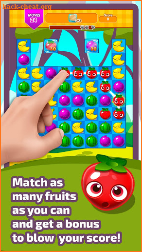 Banana in the Jungle: Match 3 Fruits, Blast Puzzle screenshot