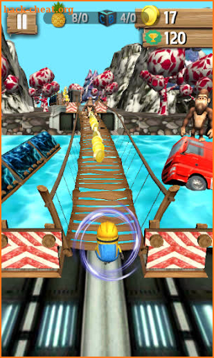 Banana rush  3D: Subway banana 3D screenshot