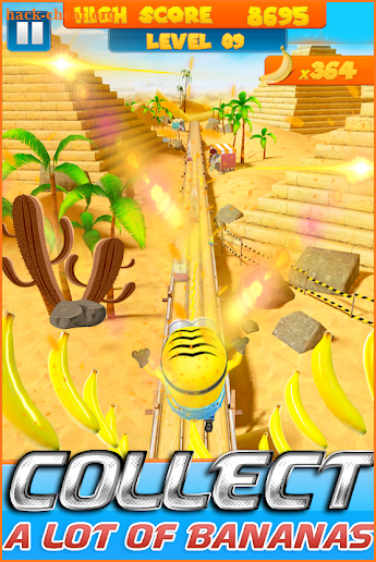 Banana rush : Free Minion 3D Endless game screenshot