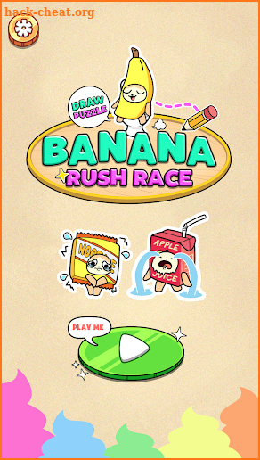 Banana Rush Race: Draw Puzzle screenshot