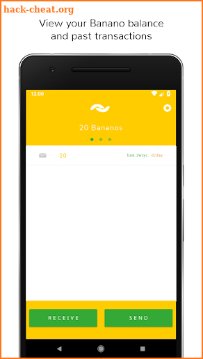 Banano Wallet screenshot