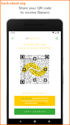 Banano Wallet screenshot