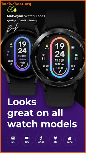 Band sport watchface screenshot