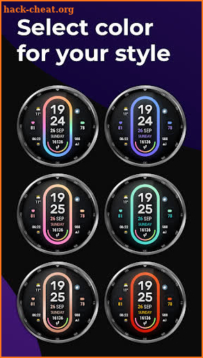 Band sport watchface screenshot