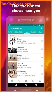 Bandsintown Concerts screenshot