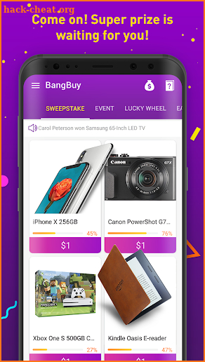 BangBuy - Pay $1 to buy new product screenshot