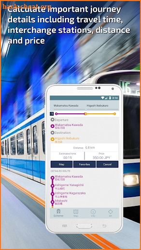 Bangkok Metro Guide and MRT & BTS Route Planner screenshot