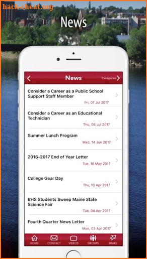 Bangor School Department screenshot