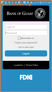 Bank of Guam® Mobile Banking screenshot