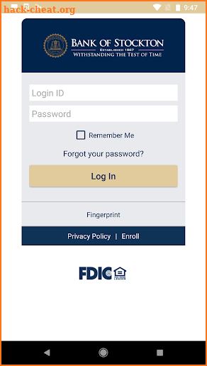 Bank of Stockton Mobile screenshot
