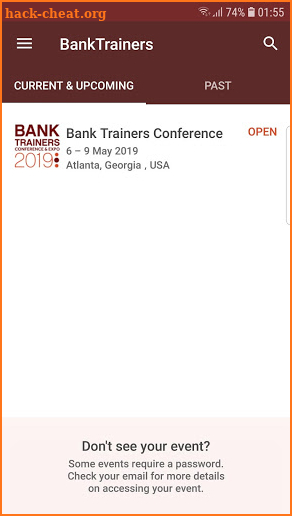 Bank Trainers Conference screenshot