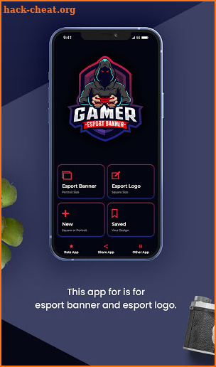 Banner Esport Maker | Create Gaming Banner Maker screenshot