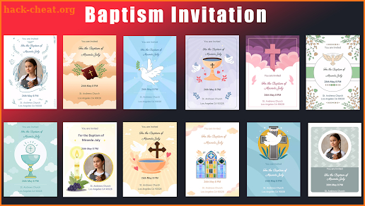 Baptism Communion Confirmation screenshot