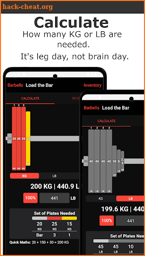 Bar Is Loaded 2 - Gym Math screenshot