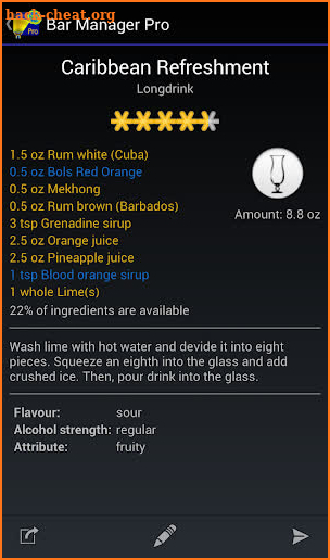 Bar Manager Pro - Cocktail App screenshot