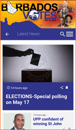 Barbados Today: Elections 2018 screenshot