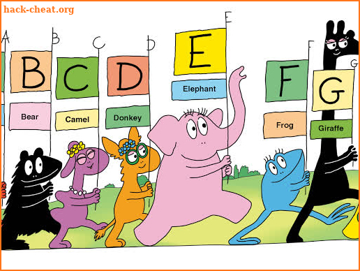 Barbapapa first English words screenshot