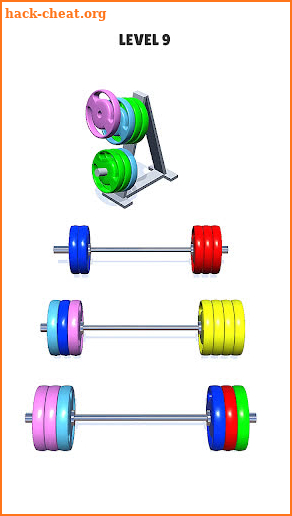 Barbell Sort Puzzle - Color Sort Puzzle screenshot