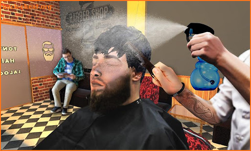 Barber Shop Hair Salon Cut Hair Cutting Games 3D screenshot