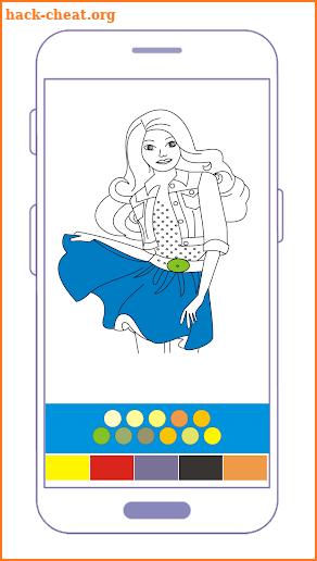 Barbie Coloring Book screenshot